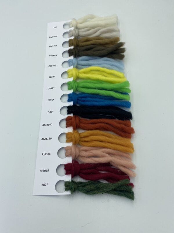 zestaw wszyskich kolorów wełny fine highland wool gabo wool