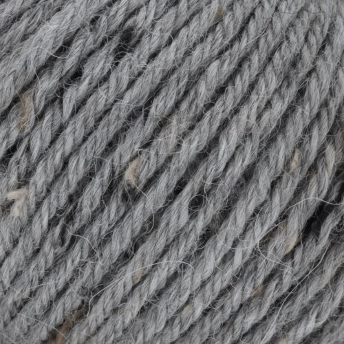 Baby Alpaca Yarn - Light Gray Tweed (T401) 50 g - Image 2