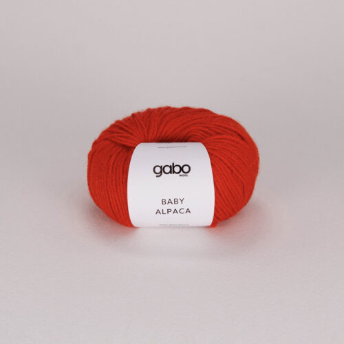 Baby Alpaca Yarn - Scarlet Red (1301) 50 g