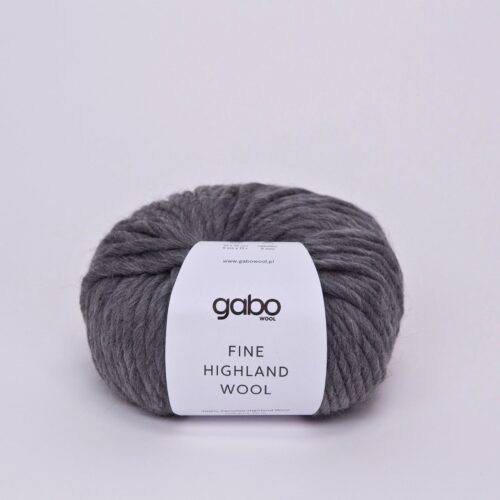 Włóczka Fine Highland Wool - Szary - melanż (2143)